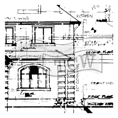 The Crafter´s Workshop Šablona TCW - Blueprint - VYBERTE VELIKOST - Šablona TCW 6"x6" (15,2x15,2