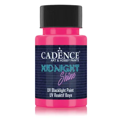 Cadence Svíticí UV barva na textil Cadence Midnight Shine, 50 ml - VYBERTE ODSTÍN - Svítící UV b