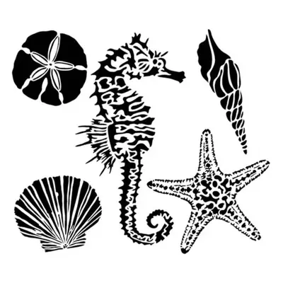 The Crafter´s Workshop Šablona TCW 12"x12" (30,5x30,5 cm) - Sea Creatures