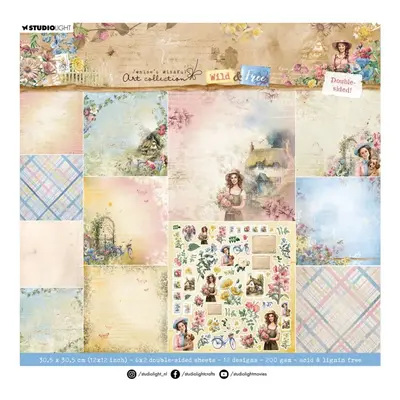 Studio Light Scrapbookový blok Studio Light "Wild & Free", 30,5x30,5 cm, 12 l.