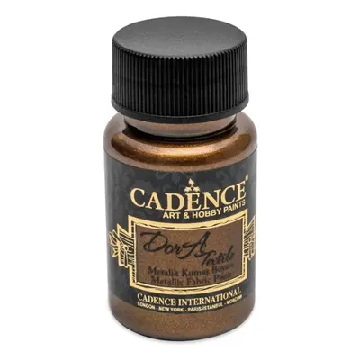 Cadence Metalická barva na textil Cadence Dora Textile, 50 ml - VYBERTE ODSTÍN - Metalická barva