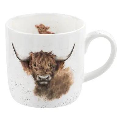 Royal Worcester Porcelánový hrnek Wrendale Designs "Highland Cow", 0,31 l - Kráva