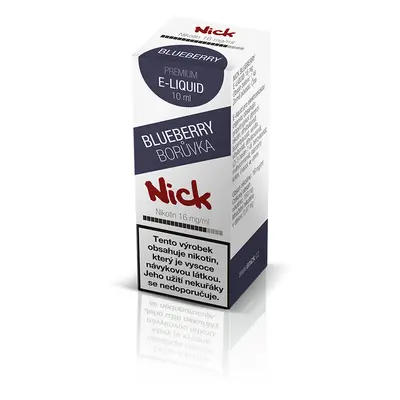 Nick e-liquid BLUEBERRY 16 mg, 10 ml