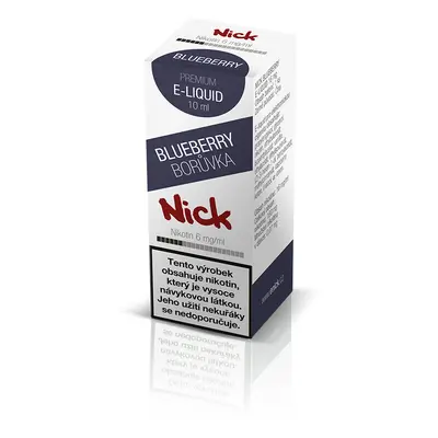 Nick e-liquid BLUEBERRY 6 mg, 10 ml