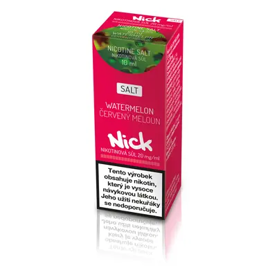 Nick e-liquid WATERMELON NICOTINE SALT 20 mg, 10 ml