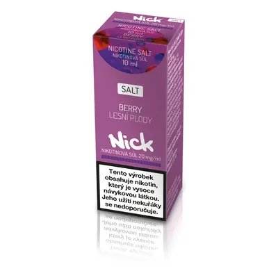 Nick e-liquid BERRY NICOTINE SALT 20 mg, 10 ml