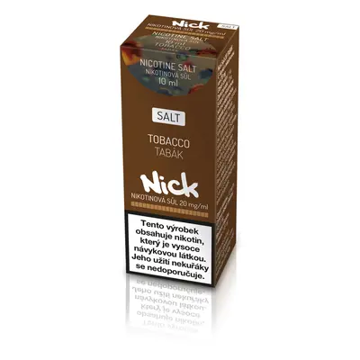 Nick e-liquid TOBACCO NICOTINE SALT 20 mg, 10 ml