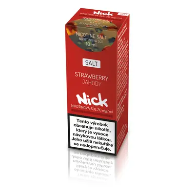 Nick e-liquid STRAWBERRY NICOTINE SALT 20 mg, 10 ml