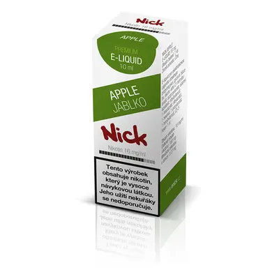 Nick e-liquid APPLE 16 mg, 10 ml