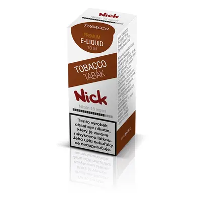 Nick e-liquid TOBACCO 16 mg, 10 ml