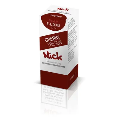 Nick e-liquid CHERRY 0 mg, 10 ml