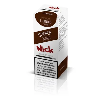 Nick e-liquid COFFEE 16 mg, 10 ml