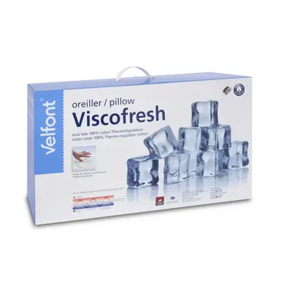 Velfont Termoregulační polštář z viskoelastycké pěny VISCOFRESH® OUTLAST® 50x70 cm