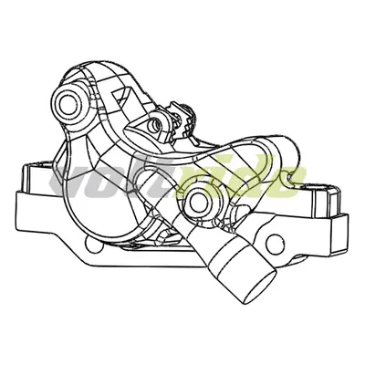 Rear Brake With Cable Assembly - Dualtron X