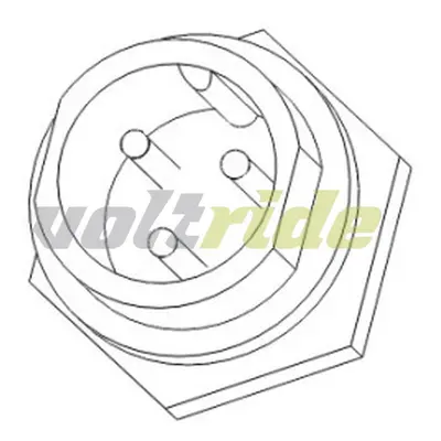 Charging Port- 3P - Dualtron X