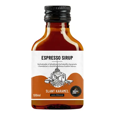 Espresso sirup Slaný karamel - 100 ml