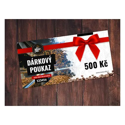 Dárkový poukaz na 500 CZK