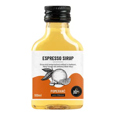 Espresso sirup Pomeranč - 100 ml