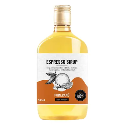 Espresso sirup Pomeranč - 500 ml