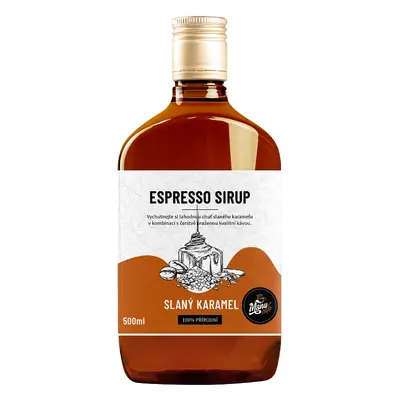 Espresso sirup Slaný karamel - 500 ml