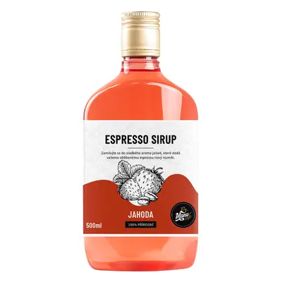 Espresso sirup Jahoda - 500 ml