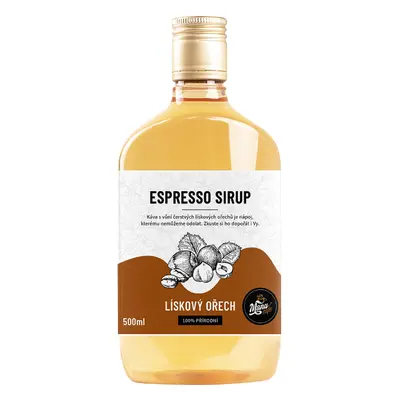 Espresso sirup Lískový ořech - 500 ml