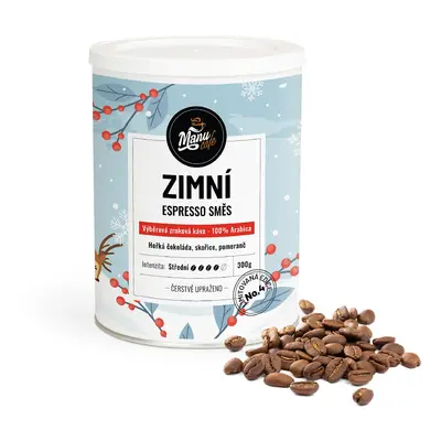 ZIMNÍ ESPRESSO SMĚS - dárková dóza 300g