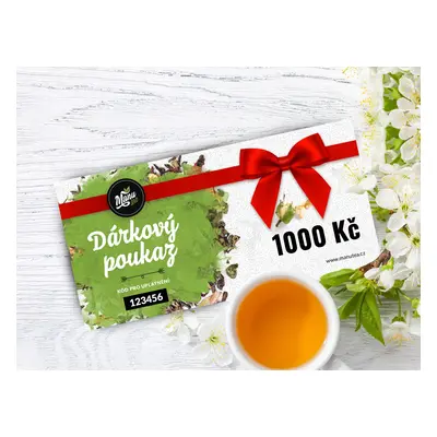 Dárkový poukaz na 1000 CZK