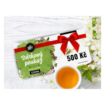 Dárkový poukaz na 500 CZK