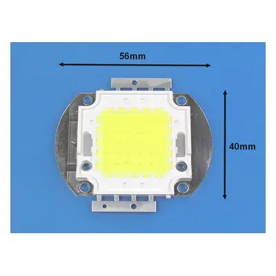 LED ČIP20W-12V / LED dioda COB 20W 12V / LEDCOB20W/12V / LED CHIP 20W12V - studená bílá