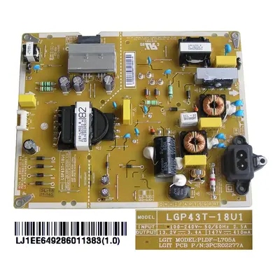 LCD modul zdroj EAY64928601 / Power supply assembly LGP43T-18U1 / EAY64928601