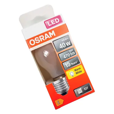 žárovka LED STAR E27 OSRAM 4W/827 2700K 470lm miniglobe - teplá bílá