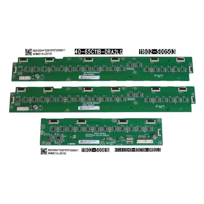 LCD modul LED driver aktivního HDR TCL 65CB35 sada 3 kusů / HDR driver board assy 40-65C11A-DRB2