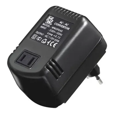 Měnič napětí 230V / 110V přístroje 45W MW2P045