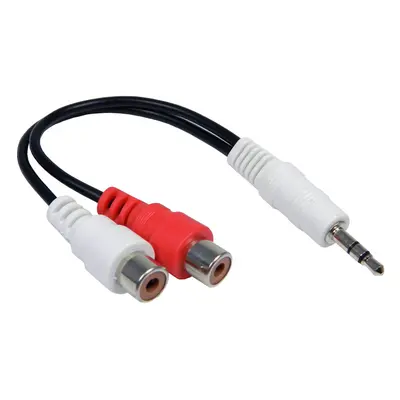 Kabel redukce 3.5mm jack / 2xCINCH L+R 0.1m Philips 996597001062