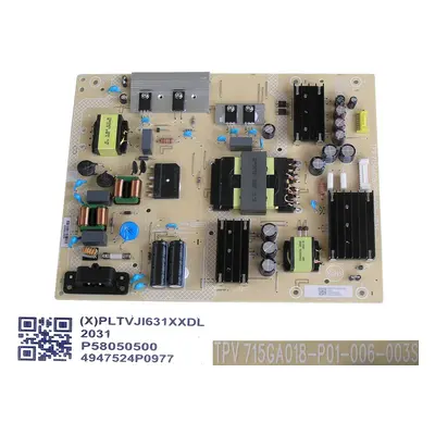 LCD modul zdroj Philips PLTVJI631XXDL / SMPS power supply board 715GA018-P01-006-003S