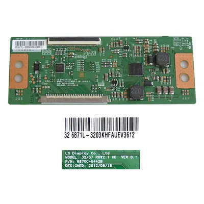 LCD modul T-CON 6870C-0442B / TCON board 6870C0442B / 6871L-3203K / 32/37ROW2.1HD VER0.1