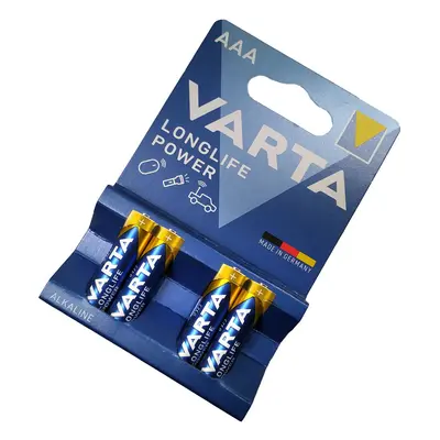 AAA Baterie VARTA Long Live Power LR03 balení 4ks