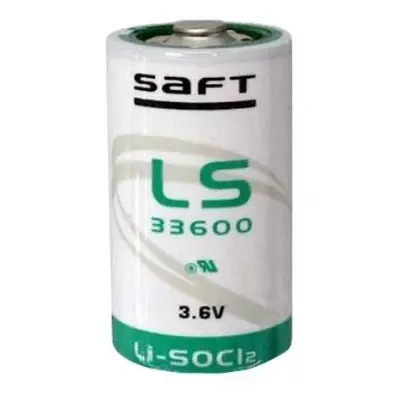 Baterie SAFT LS33600 3,6V - 17000mAh