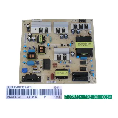 LCD modul zdroj Philips PLTVIQ281XAE8 / SMPS power supply board 715G9324-P02-001-003M