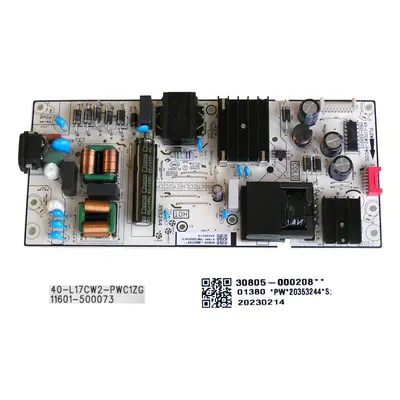 LCD modul zdroj TCL 30805-000208 / SMPS power supply board 40-L17CW2-PWC1ZG