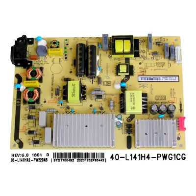 LCD modul zdroj TCL 08-L141HA2-PW220AB / SMPS power supply board 40-L141H4-PWG1CG