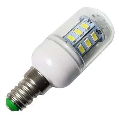 žárovka LED E14 12V-85V 10W studená bílá / LED žárovka 24V / LED žárovka E14 / 24V pro nouzové 