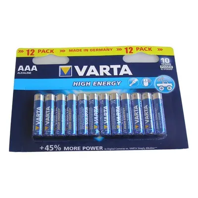 AAA Baterie VARTA Alkaline LR03 balení 12ks 4903