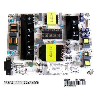 LCD modul zdroj Hisense H55AE6000 / SMPS power unit RSAG7.820.7748/ROH / T223385 / HLL-4360WI/