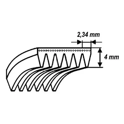 řemen drážkový 1210J5 POLY-V