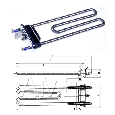 Topné těleso pračky DC47-00006V SAMSUNG 2000W