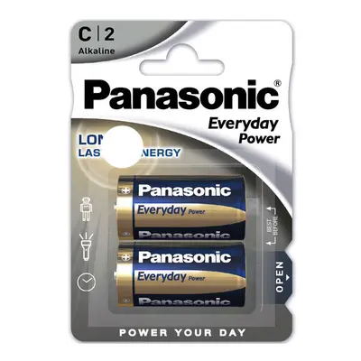 Baterie C LR14 Baby LR14EPS/2BP Panasonic Everyday Power Alkaline balení 2 ks