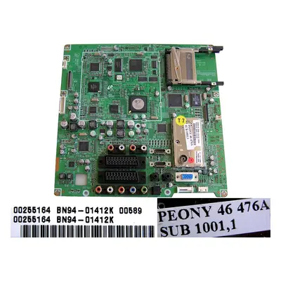 LCD modul základní deska BN94-01412K / Mainboard chasis assembly BN9401412K