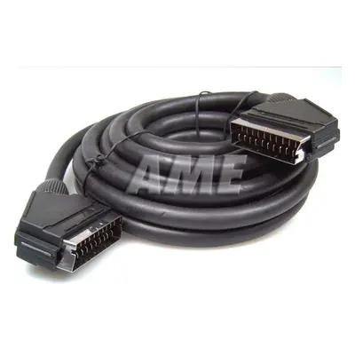 Kabel SCART / SCART kulatý 5m